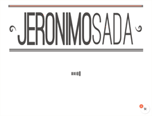 Tablet Screenshot of jeronimosada.com